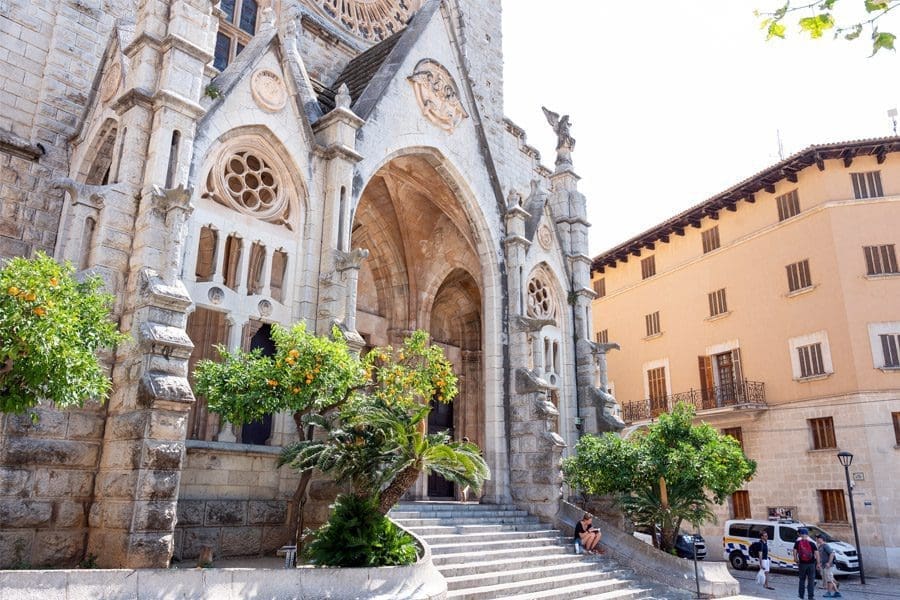 Church in Sóller in Mallorca. Palmallorca.com - Mallorca Community