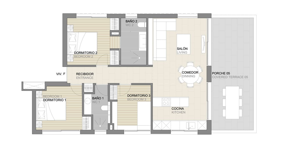 Luxury Apartments in Bellver Oaks in Palma with Palmallorca