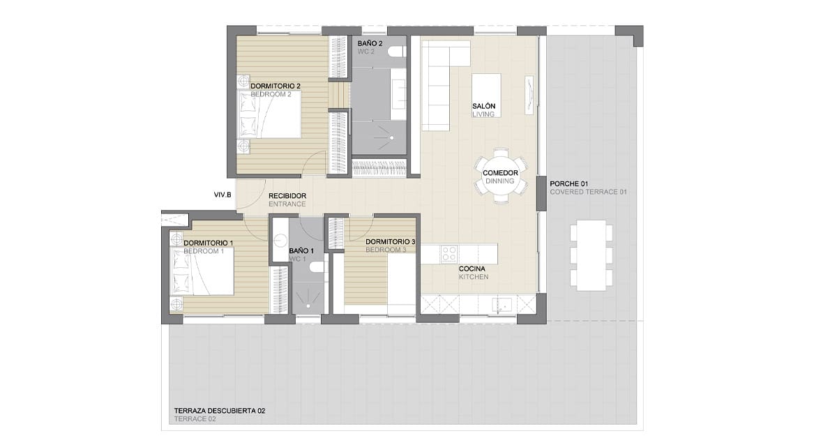 Luxury Apartments in Bellver Oaks in Palma with Palmallorca